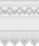 Fillet pattern of crocheted curtains