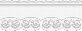 Fillet pattern of crocheted curtains