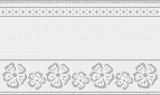 Fillet pattern of crocheted curtains