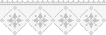 Fillet pattern of crocheted curtains