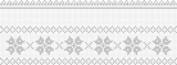 Fillet pattern of crocheted curtains