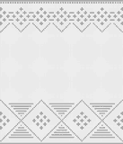 Fillet pattern of crocheted curtains