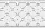 Fillet pattern of crocheted curtains