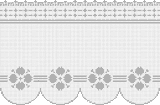 Fillet pattern of crocheted curtains