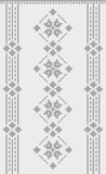 Fillet pattern of crocheted curtains