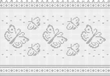 Fillet pattern of crocheted curtains