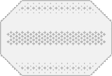 Fillet pattern of crocheted curtains